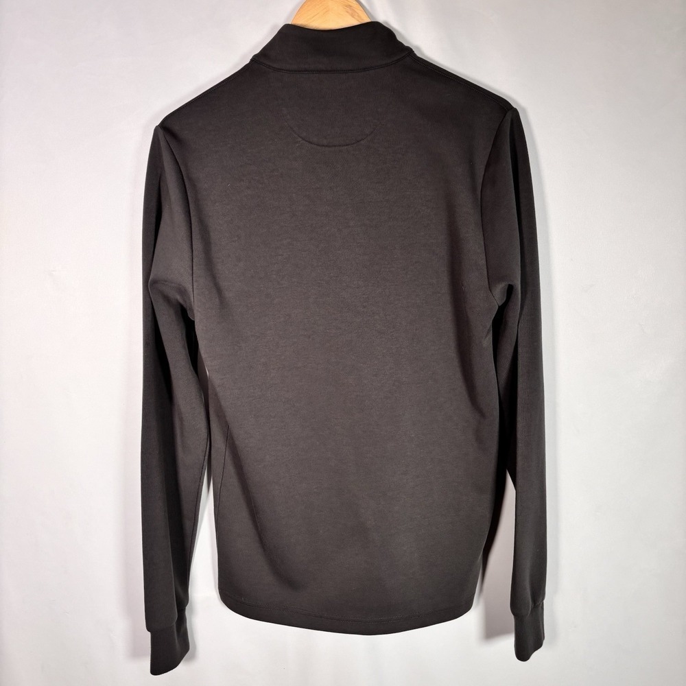 Brooks Brothers Grim Reaper 1/4 Zip Sweater Mens XS Pullover Embroidered Patch - Picture 3 of 6